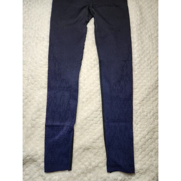 Varley Ombre Leggings Womens XXS XS Blue Black Mid Rise - Picture 5 of 9